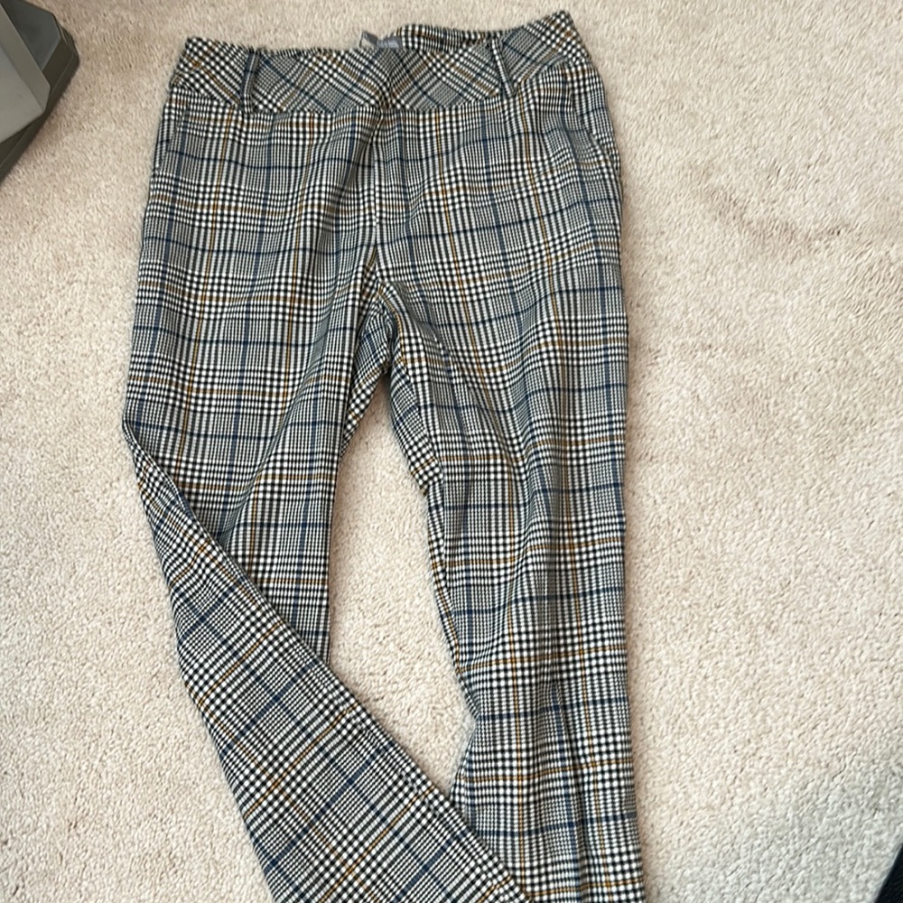 Plaid slacks